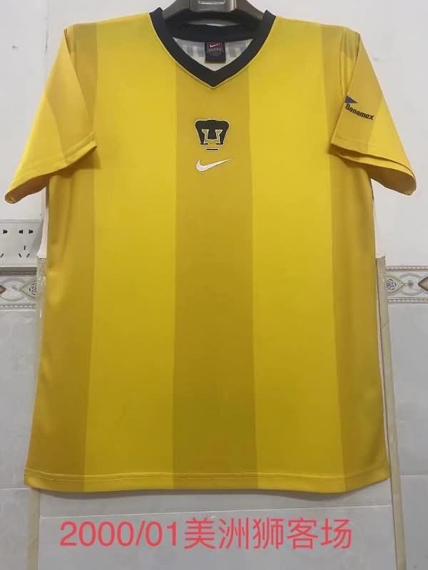 AAA(Thailand) Pumas UNAM 2000/01 Away Retro Soccer Jersey