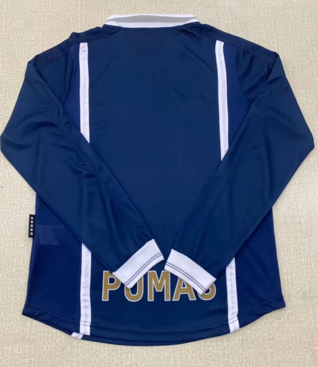 AAA(Thailand) Pumas UNAM 1999/00 Away Long Sleeve Retro Soccer Jersey