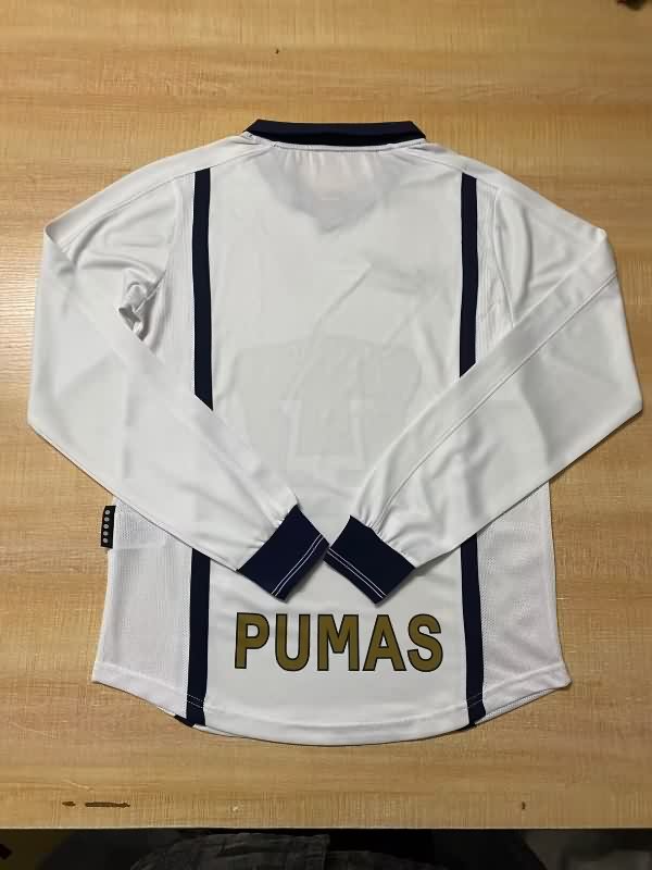 AAA(Thailand) Pumas UNAM 1999/00 Home Long Sleeve Retro Soccer Jersey