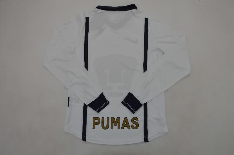 AAA(Thailand) Pumas UNAM 1999/00 Home Long Sleeve Retro Soccer Jersey