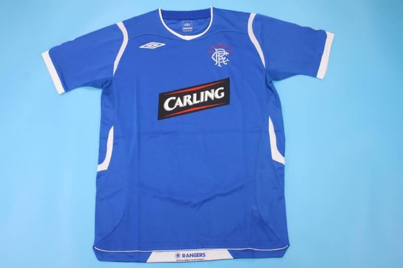 AAA(Thailand) Rangers 2008/09 Home Retro Soccer Jersey