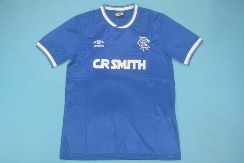 AAA(Thailand) Rangers 1984/87 Home Retro Soccer Jersey