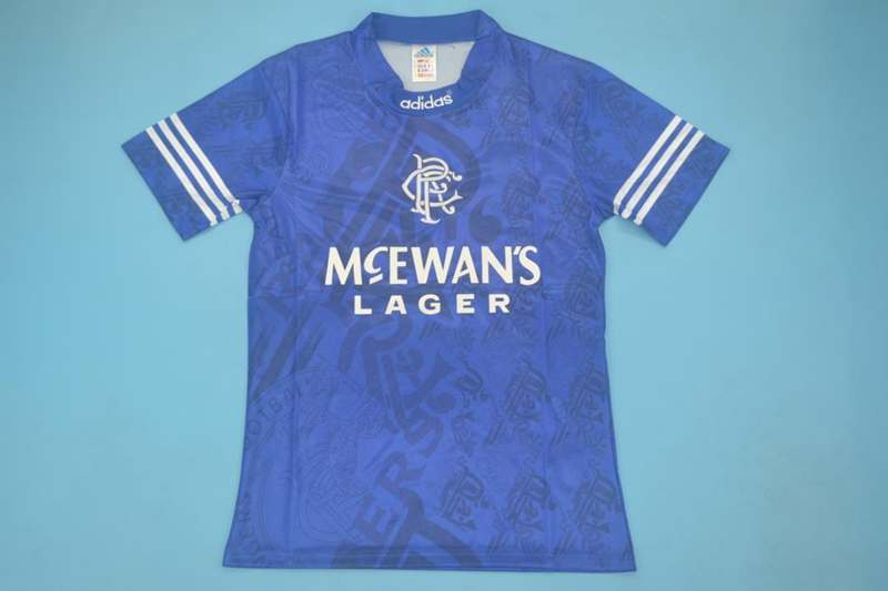 AAA(Thailand) Rangers 1994/96 Home Retro Soccer Jersey