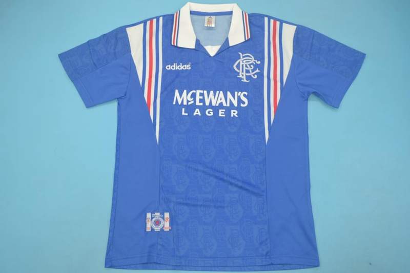 AAA(Thailand) Rangers 1996/97 Home Retro Soccer Jersey