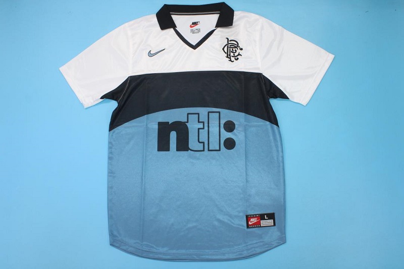 AAA(Thailand) Rangers 1999/00 Retro Away Soccer Jersey