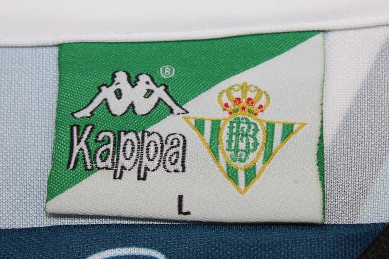 AAA(Thailand) Real Betis 1995/97 Away Long Slevee Retro Soccer Jersey