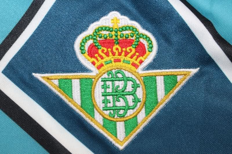 AAA(Thailand) Real Betis 1995/97 Away Long Slevee Retro Soccer Jersey