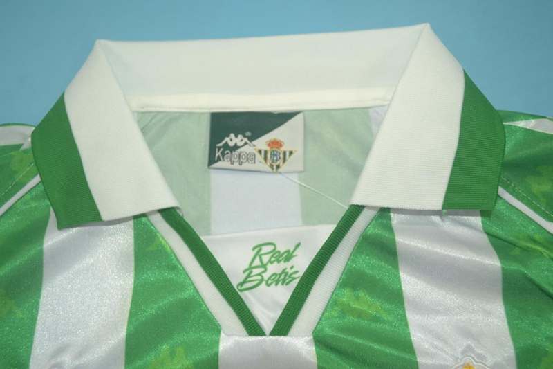 AAA(Thailand) Real Betis 1995/97 Home Retro Soccer Jersey