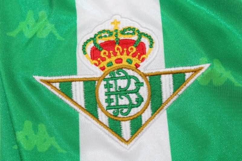 AAA(Thailand) Real Betis 1995/97 Home Long Slevee Retro Soccer Jersey