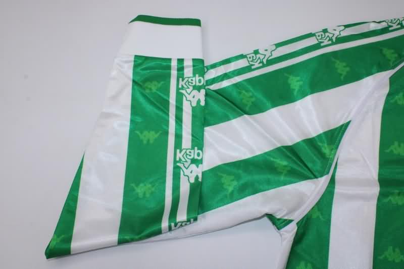 AAA(Thailand) Real Betis 1995/97 Home Long Slevee Retro Soccer Jersey