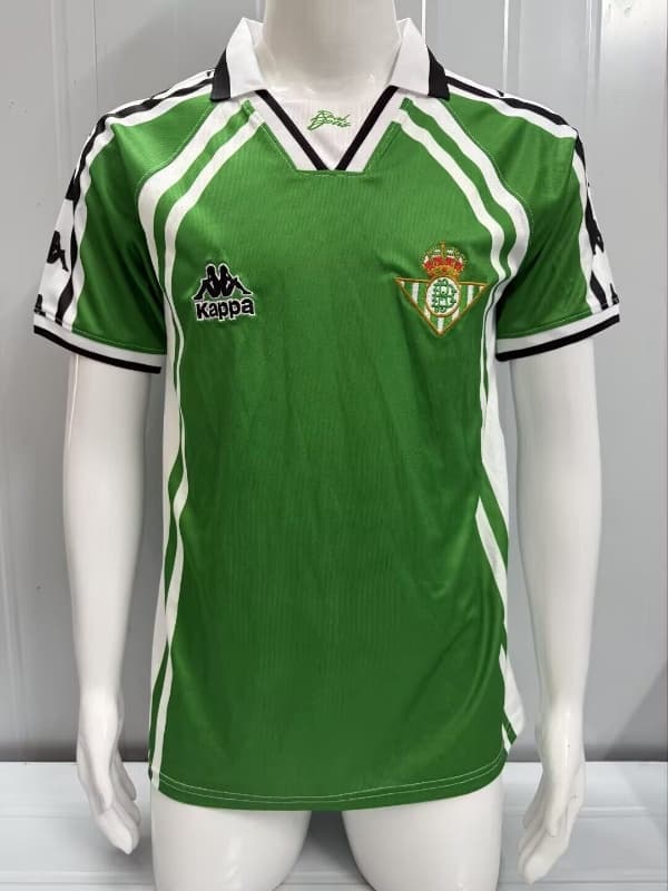 AAA(Thailand) Real Betis 1997/98 Away Retro Soccer Jersey AAA(Thailand) Real Betis 1997/98 Away Retro Soccer Jersey