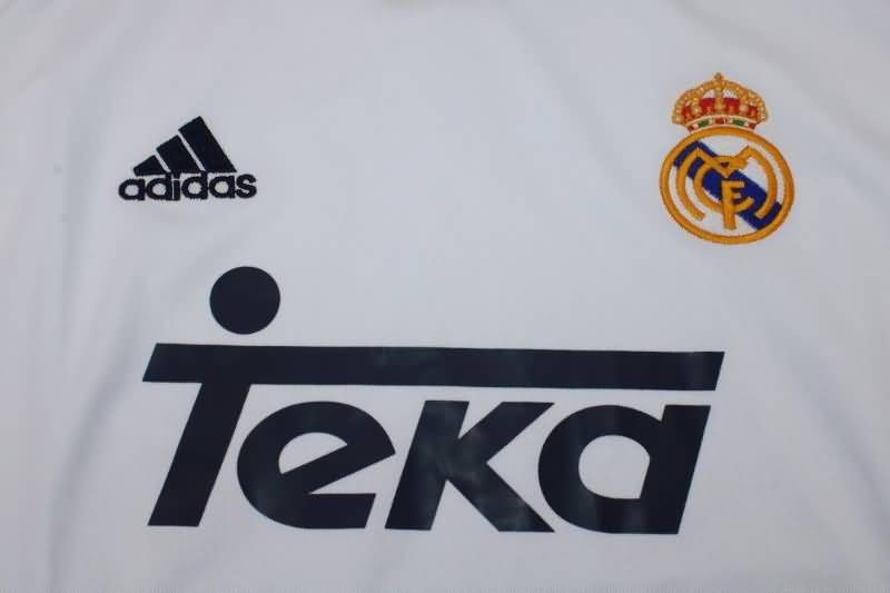 AAA(Thailand) Real Madrid 2000/01 Home Retro Soccer Jersey