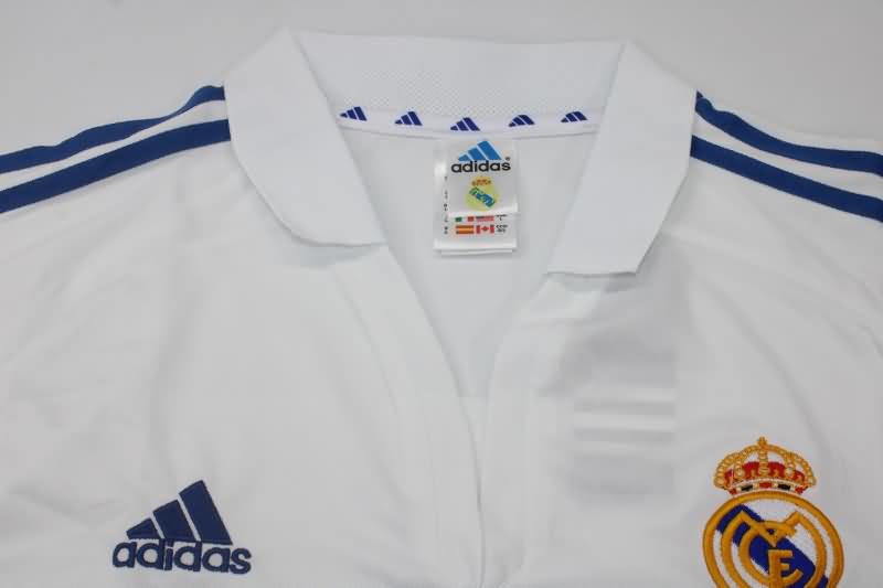 AAA(Thailand) Real Madrid 2001/02 Home Retro Laliga Soccer Jersey