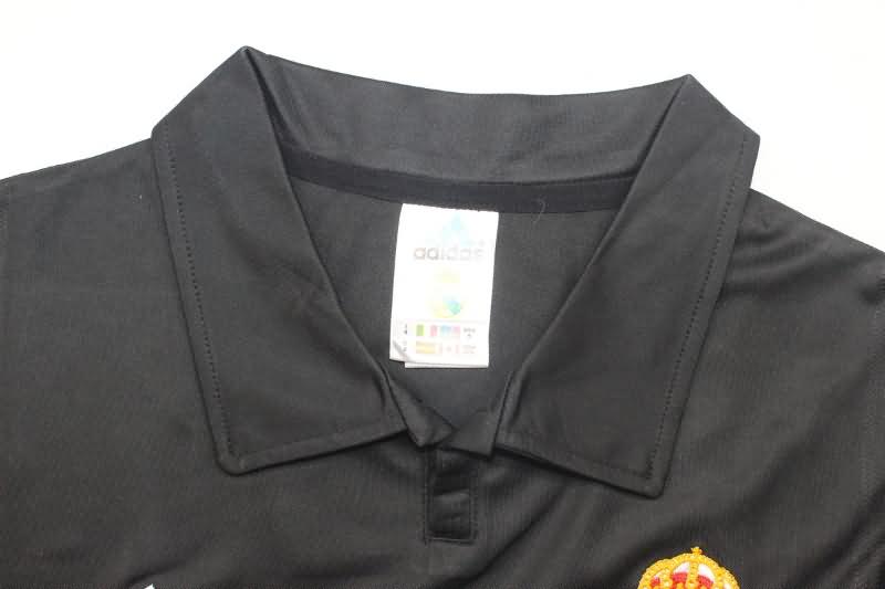 AAA(Thailand) Real Madrid 2002/03 Away Long Sleeve Retro Soccer Jersey