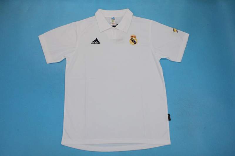 AAA(Thailand) Real Madrid 2002/03 Cup Home Retro Soccer Jersey