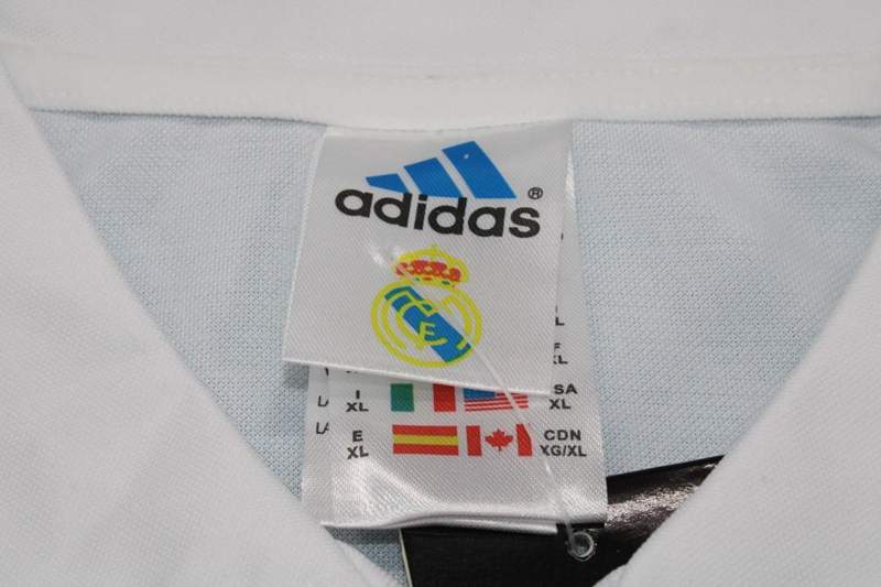 AAA(Thailand) Real Madrid 2002/03 Cup Home Retro Soccer Jersey