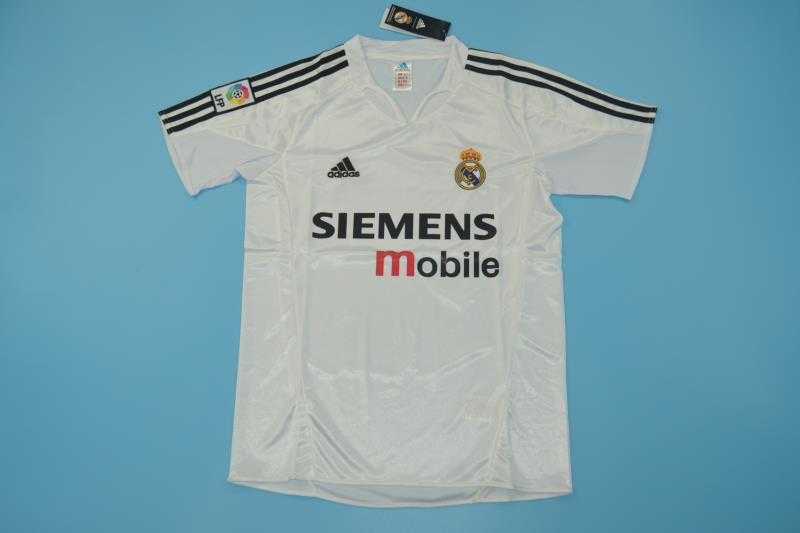 AAA(Thailand) Real Madrid 2004/05 Home Retro Soccer Jersey