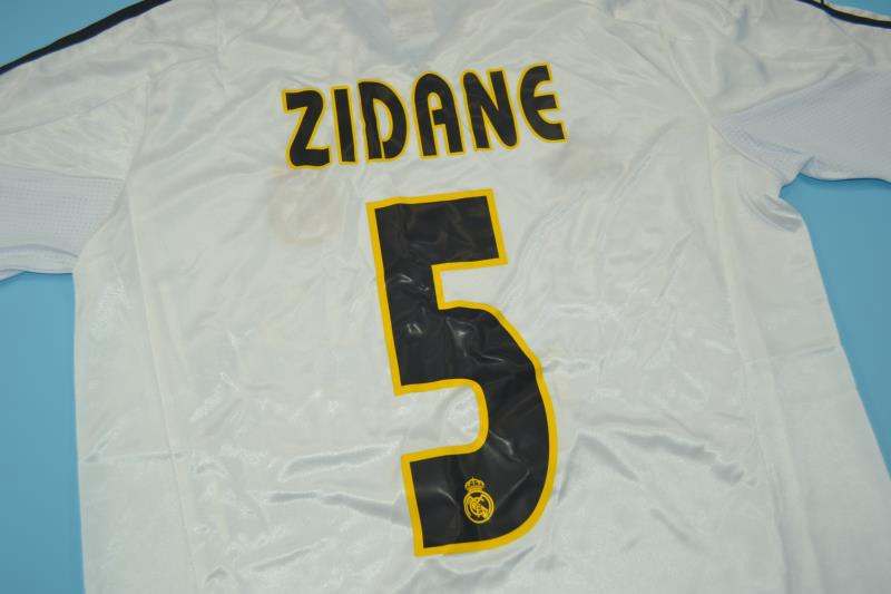 AAA(Thailand) Real Madrid 2004/05 Home Retro Soccer Jersey