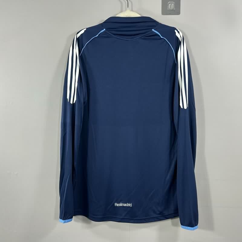 AAA(Thailand) Real Madrid 2005/06 Away Long Sleeve Retro Soccer Jersey