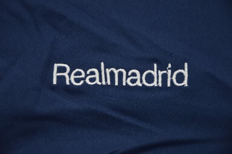 AAA(Thailand) Real Madrid 2005/06 Away Long Sleeve Retro Soccer Jersey