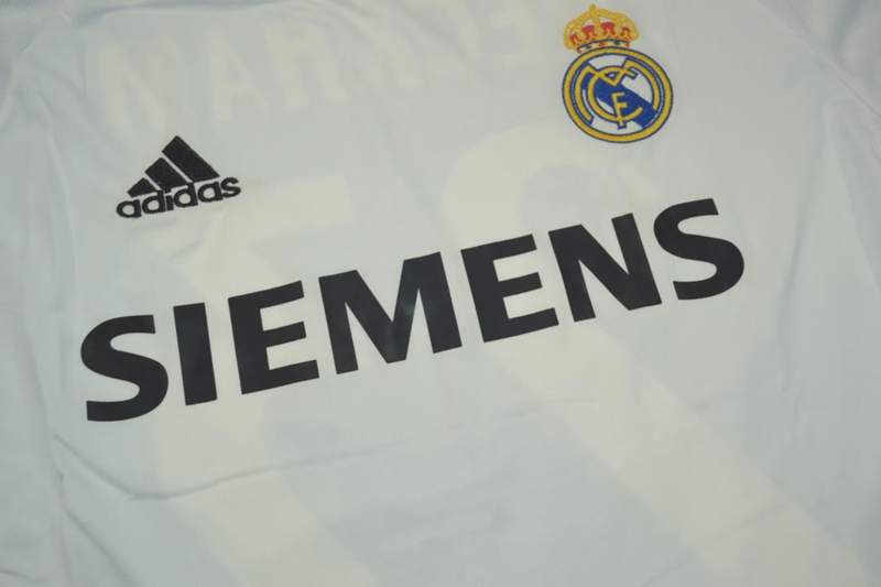 AAA(Thailand) Real Madrid 2005/06 Home Retro Soccer Jersey(L/S)