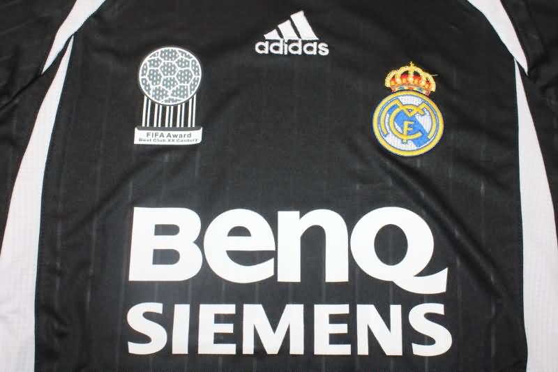 AAA(Thailand) Real Madrid 2006/07 Away Retro Long Sleeve Soccer Jersey