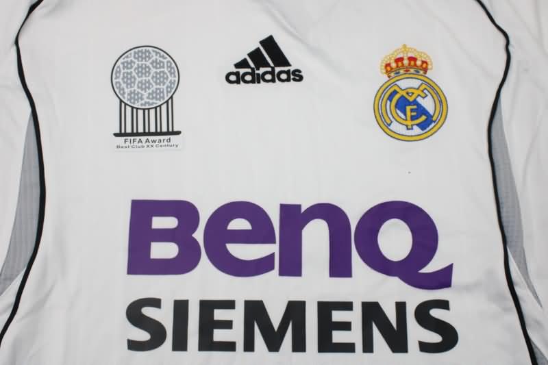 AAA(Thailand) Real Madrid 2006/07 Home Retro Soccer Jersey