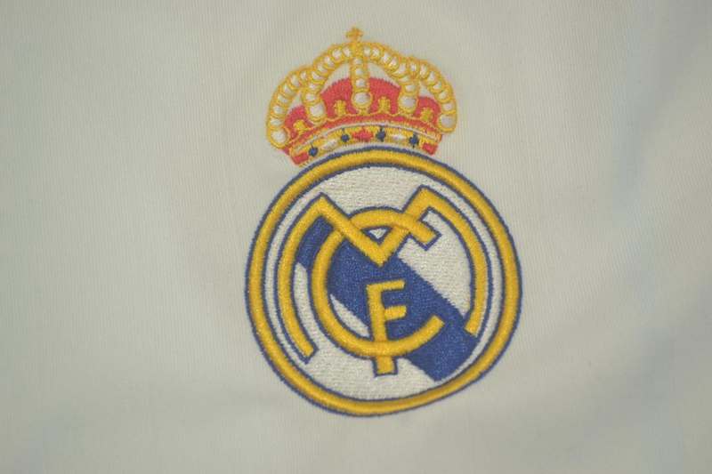 AAA(Thailand) Real Madrid 2006/07 Home Retro Soccer Jersey(L/S)