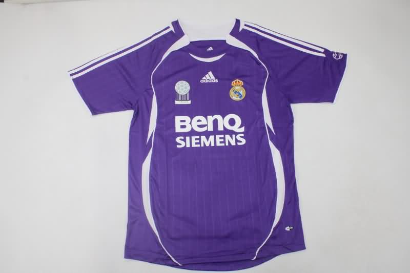 AAA(Thailand) Real Madrid 2006/07 Third Retro Soccer Jersey