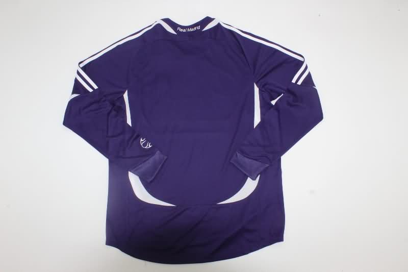 AAA(Thailand) Real Madrid 2006/07 Third Long Sleeve Retro Soccer Jersey