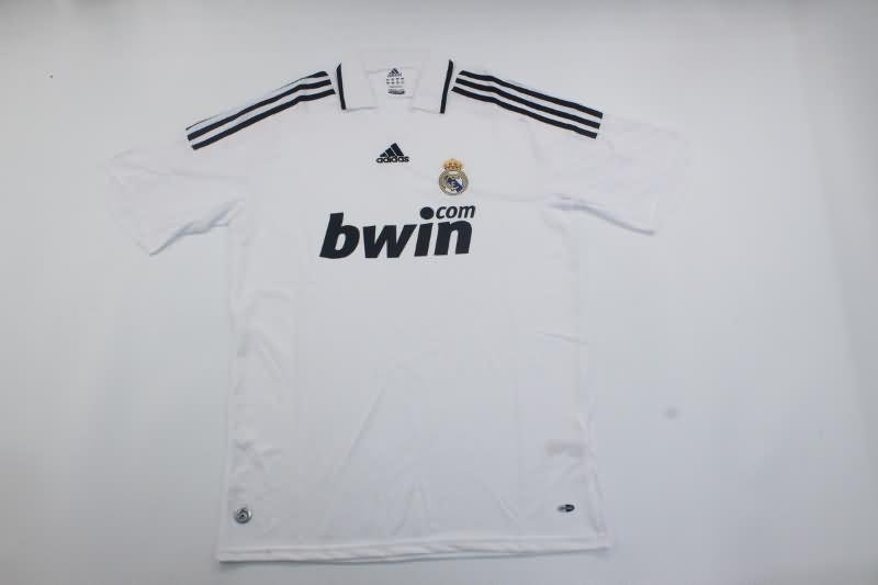 AAA(Thailand) Real Madrid 2008/09 Home Retro Soccer Jersey