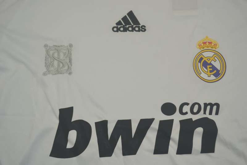 AAA(Thailand) Real Madrid 2009/10 Home Retro Soccer Jersey