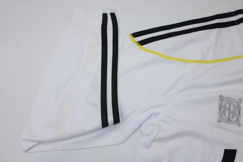 AAA(Thailand) Real Madrid 2009/10 Home Long Sleeve Retro Soccer Jersey