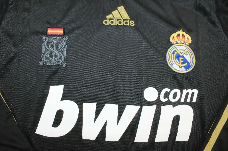 AAA(Thailand) Real Madrid 2009/10 Third Retro Long Sleeve Soccer Jersey