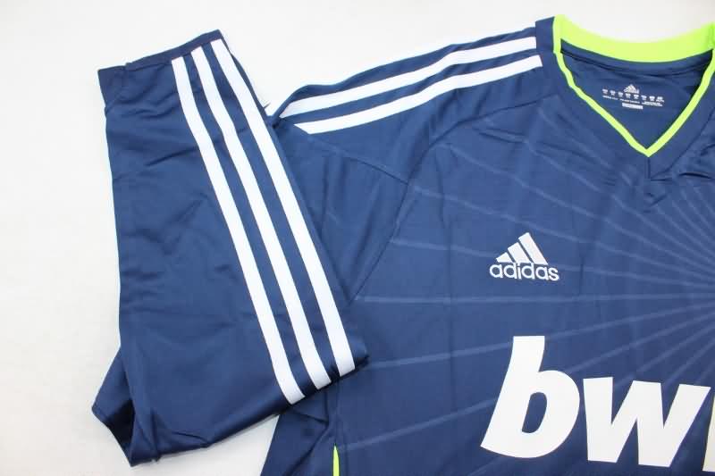 AAA(Thailand) Real Madrid 2010/11 Away Long Sleeve Retro Soccer Jersey