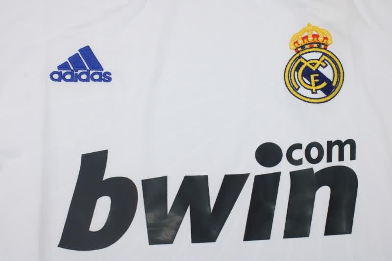 AAA(Thailand) Real Madrid 2010/11 Home Retro Soccer Jersey(L/S)