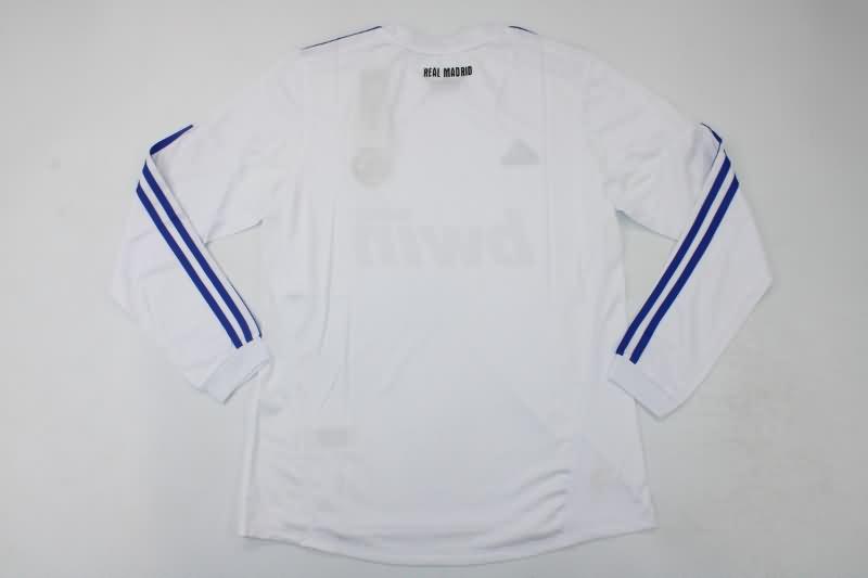 AAA(Thailand) Real Madrid 2010/11 Home Retro Soccer Jersey(L/S)