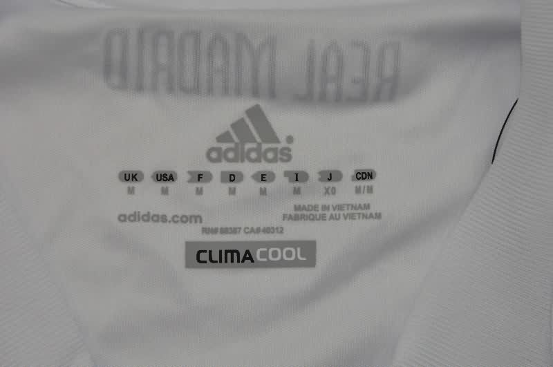 AAA(Thailand) Real Madrid 2010/11 Home Long Retro Soccer Jersey (Player)