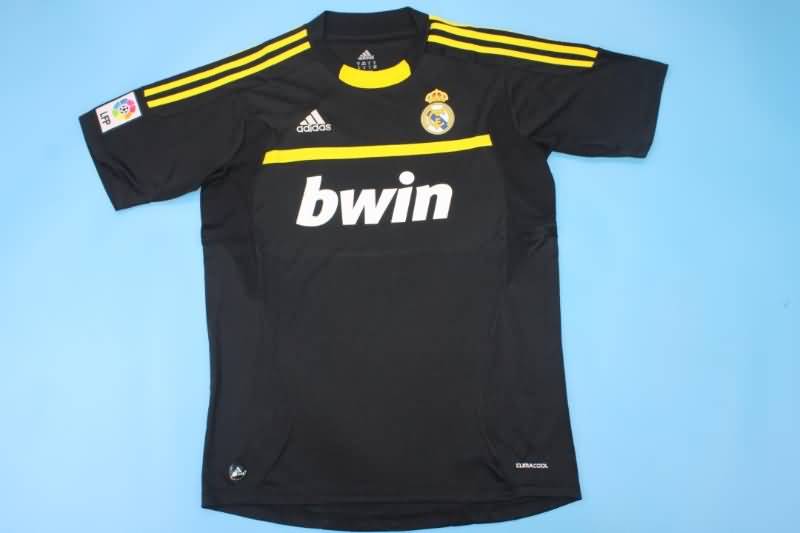 AAA(Thailand) Real Madrid 2011/12 Goalkeeper Black Retro Soccer Jersey