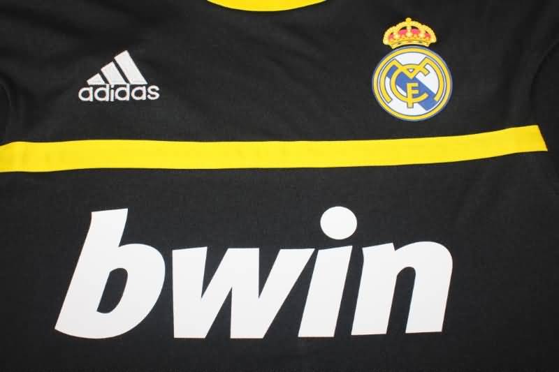 AAA(Thailand) Real Madrid 2011/12 Goalkeeper Black Retro Soccer Jersey