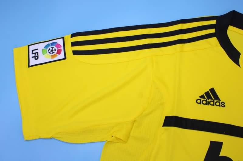 AAA(Thailand) Real Madrid 2011/12 Goalkeeper Yellow Retro Soccer Jersey