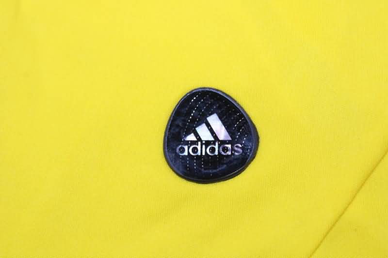 AAA(Thailand) Real Madrid 2011/12 Goalkeeper Yellow Retro Soccer Jersey