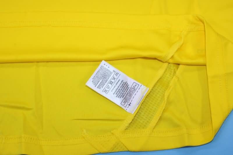 AAA(Thailand) Real Madrid 2011/12 Goalkeeper Yellow Retro Soccer Jersey