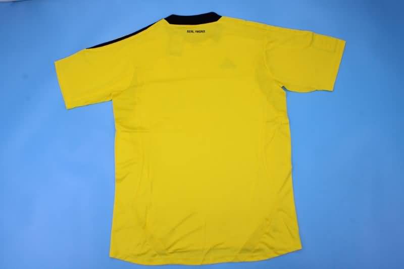 AAA(Thailand) Real Madrid 2011/12 Goalkeeper Yellow Retro Soccer Jersey