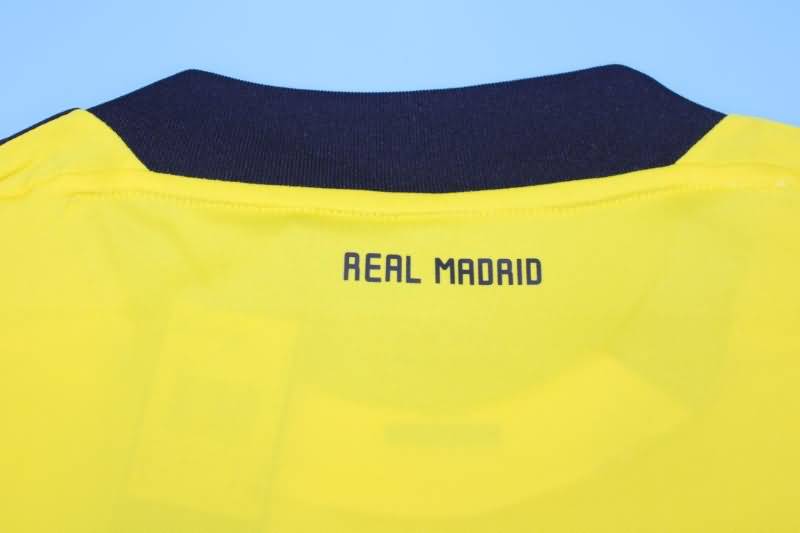 AAA(Thailand) Real Madrid 2011/12 Goalkeeper Yellow Retro Soccer Jersey