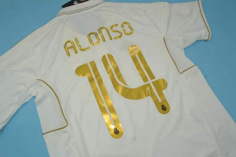 AAA(Thailand) Real Madrid 2011/12 Home Retro Soccer Jersey
