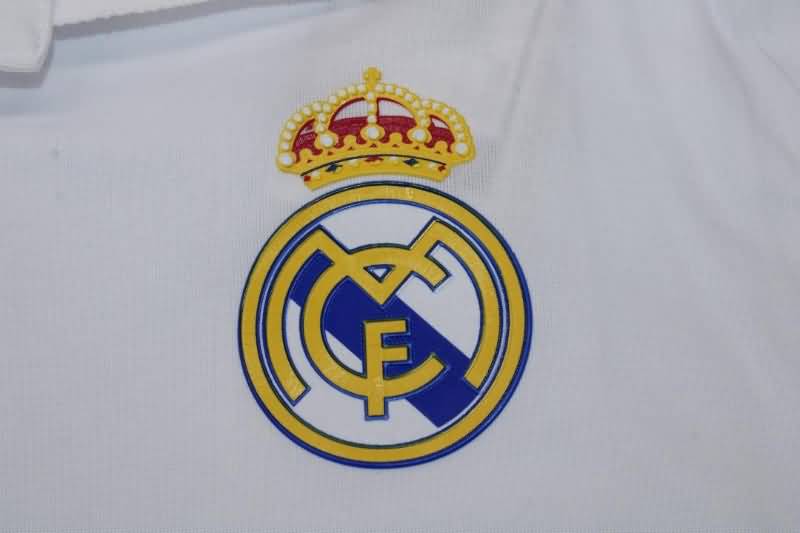 AAA(Thailand) Real Madrid 2011/12 Home Long Retro Soccer Jersey