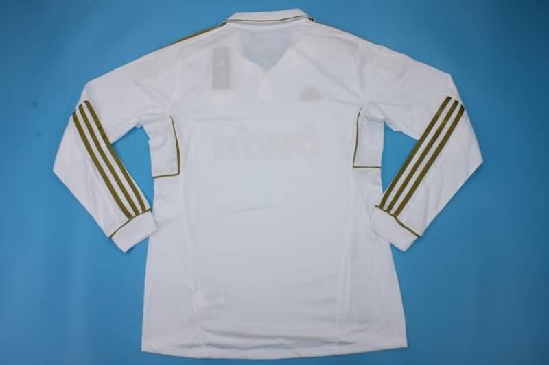 AAA(Thailand) Real Madrid 2011/12 Home Long Retro Soccer Jersey