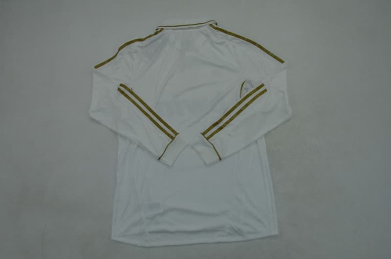 AAA(Thailand) Real Madrid 2011/12 Home Retro Long Sleeve Soccer Jersey (Player)