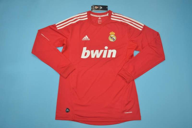 AAA(Thailand) Real Madrid 2011/12 Third Retro Soccer Jersey(L/S)